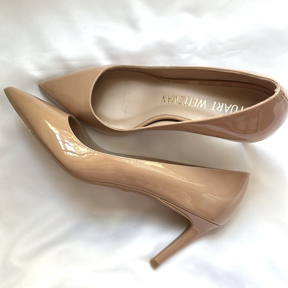 New Stuart Weitzman Patent Leather Shoes. Size 7.5. - Picture 5 of 8